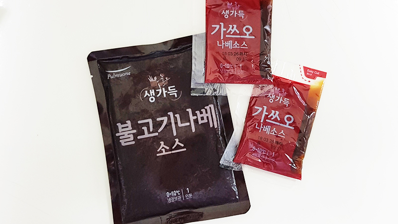 풀무원 생가득 나베 우동 소스